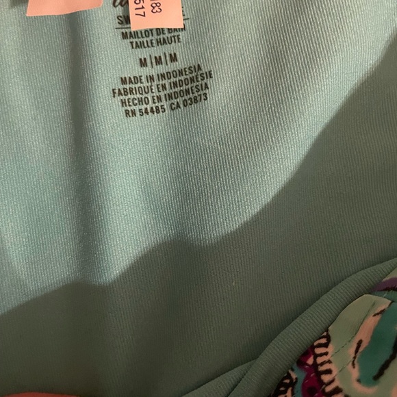 Aerie halter bikini top high waist bottoms EUC - Picture 6 of 7